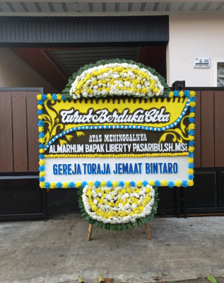 Papan Bunga Duka di Sukoharjo